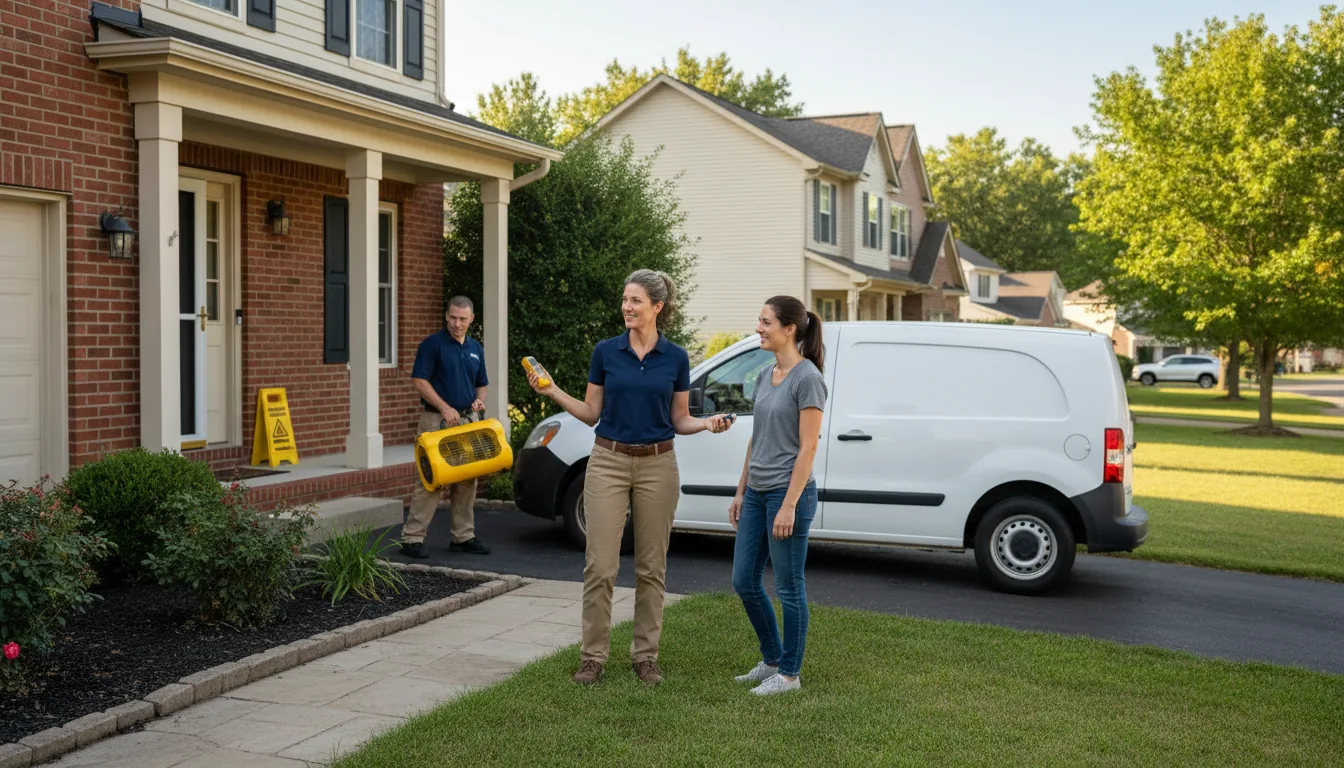 Residential water damage restoration in Molt, MT